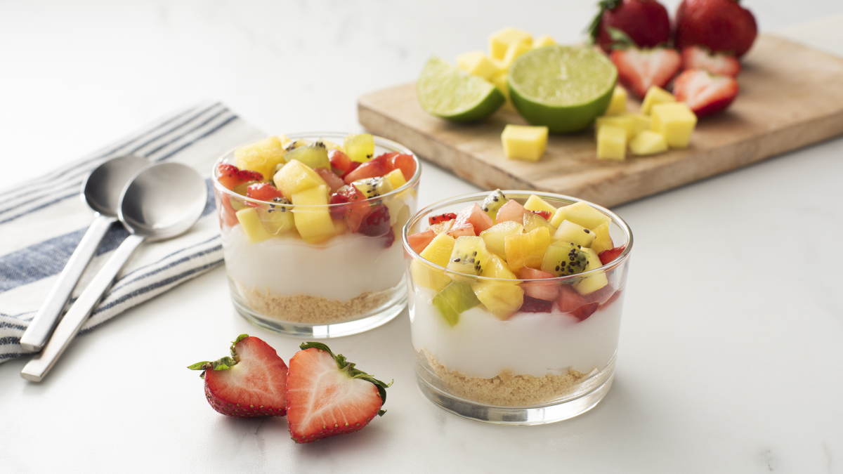 Gluten-Free Tropical Lime Mini Parfaits